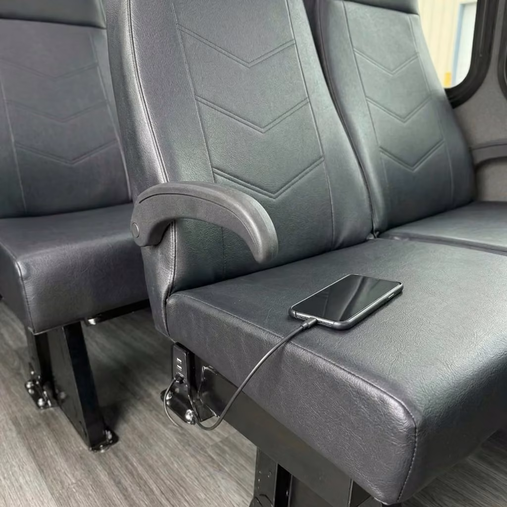 desert hot springs 15 passenger minibus usb charging