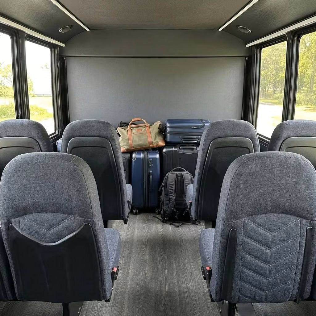 desert hot springs 25 passenger minibus luggage area