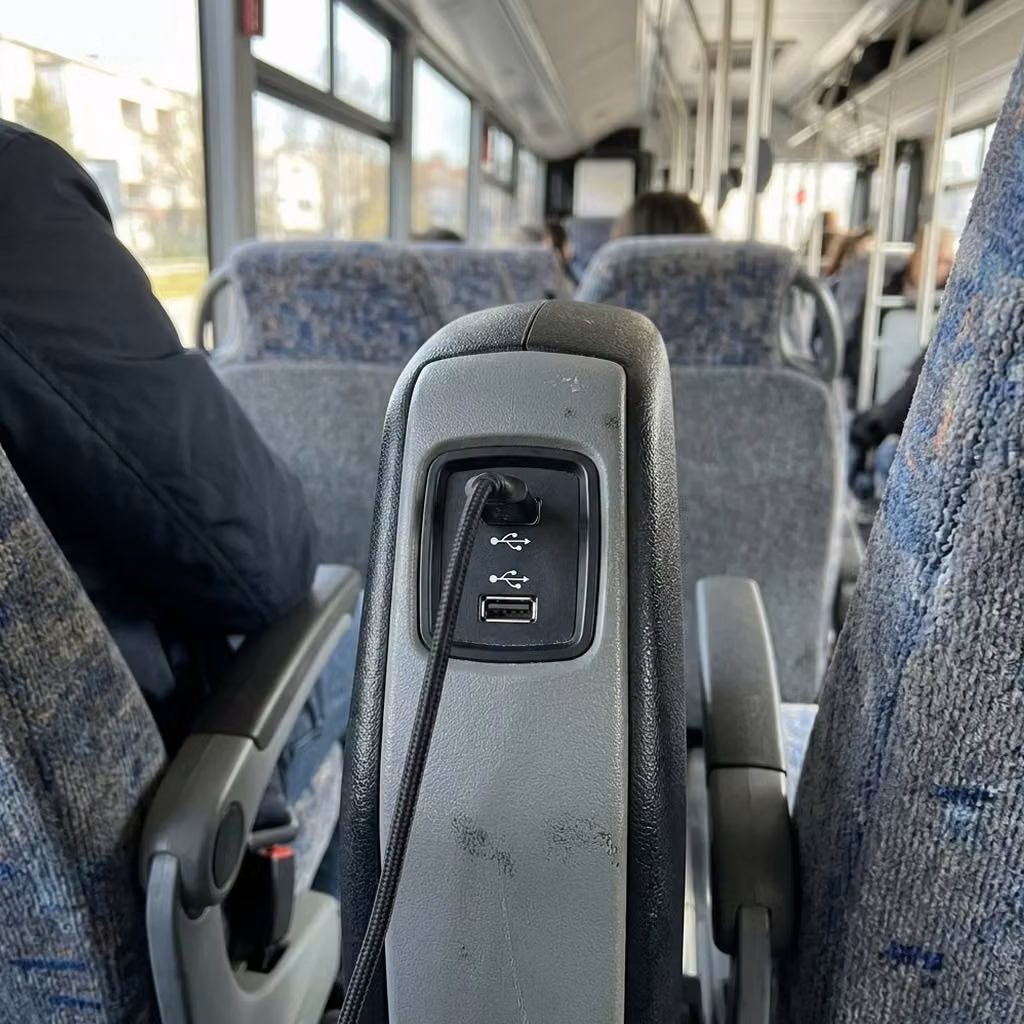 desert hot springs 30 passenger minibus usb charging
