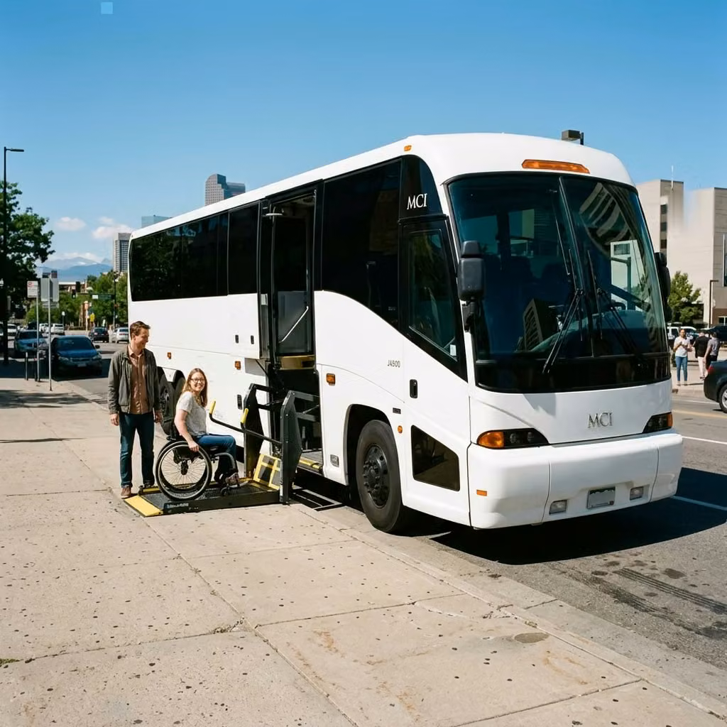 desert hot springs 56 passenger charter bus wheelchair lift