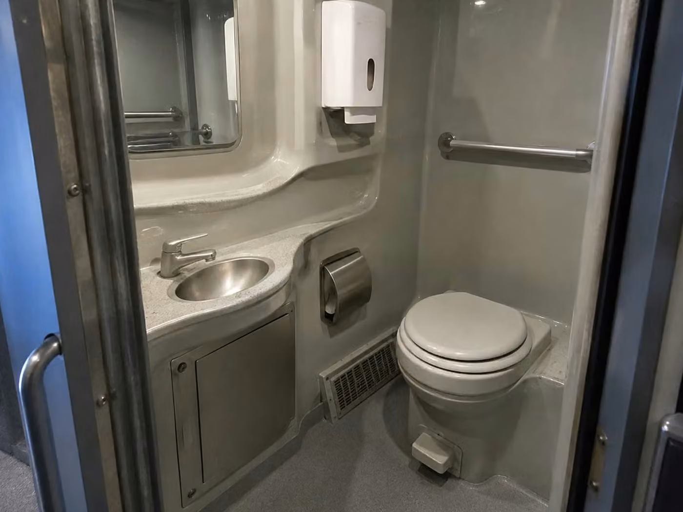 desert hot springs charter bus onboard restroom