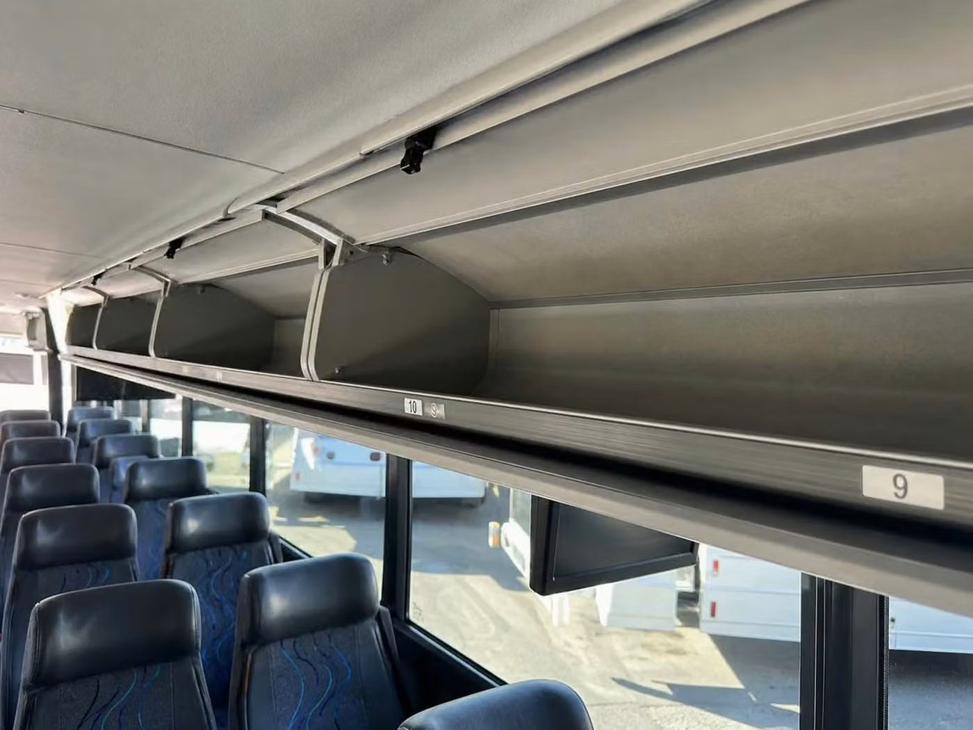 desert hot springs charter bus overhead storage