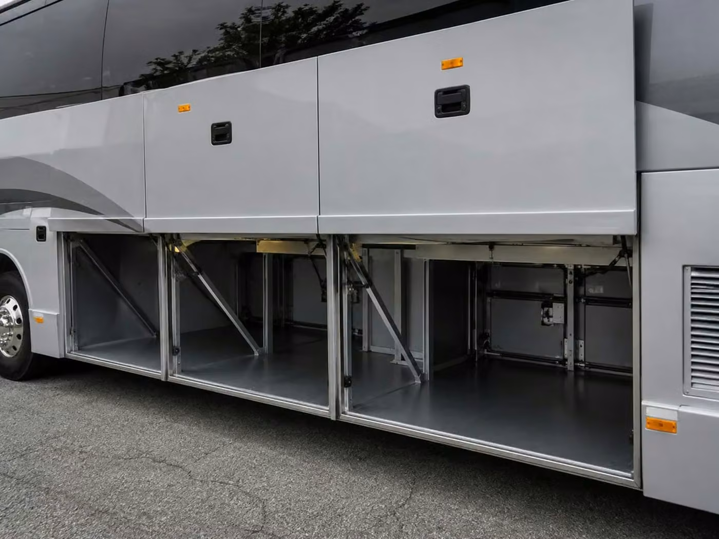 desert hot springs charter bus under bus storage