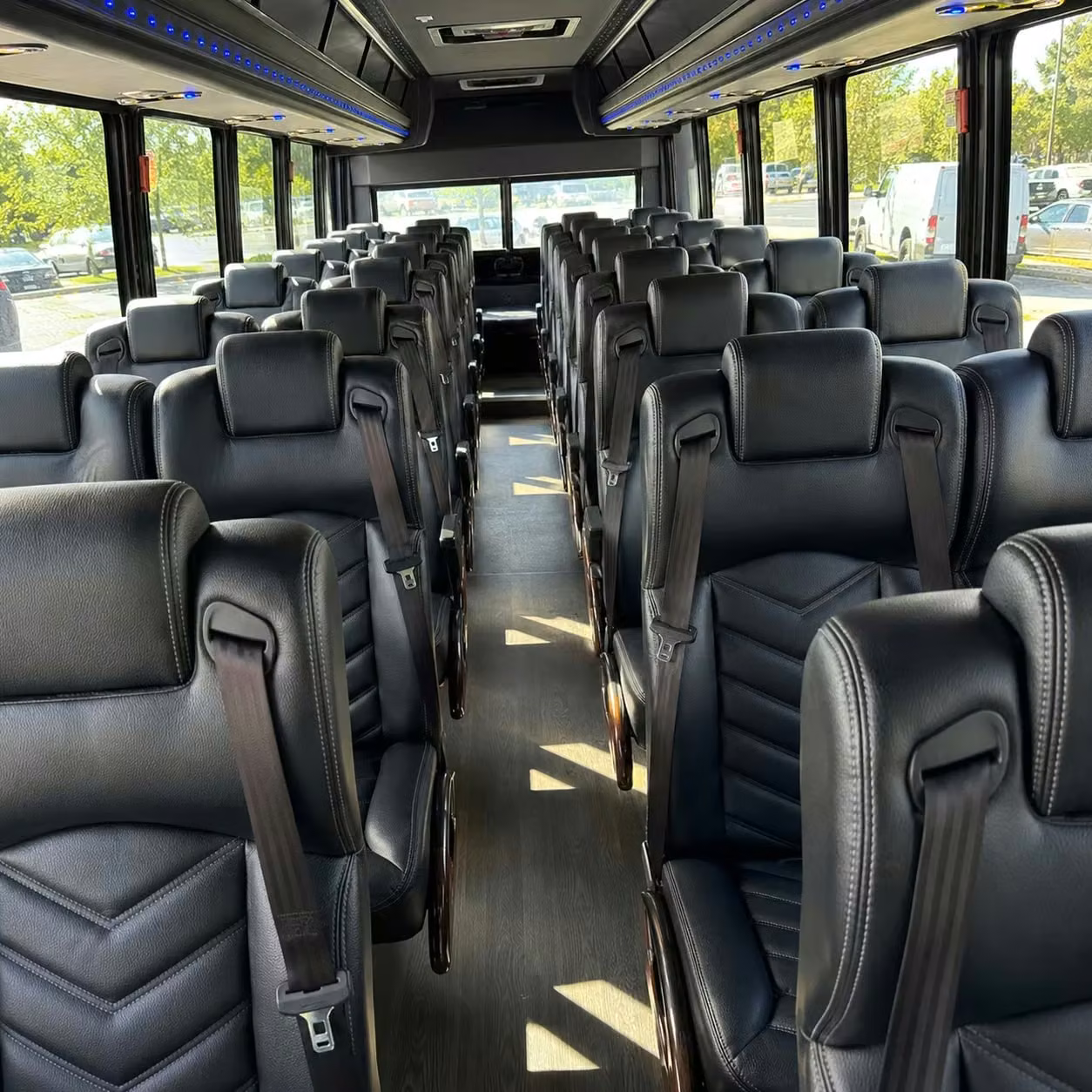 desert hot springs minibus interior 1