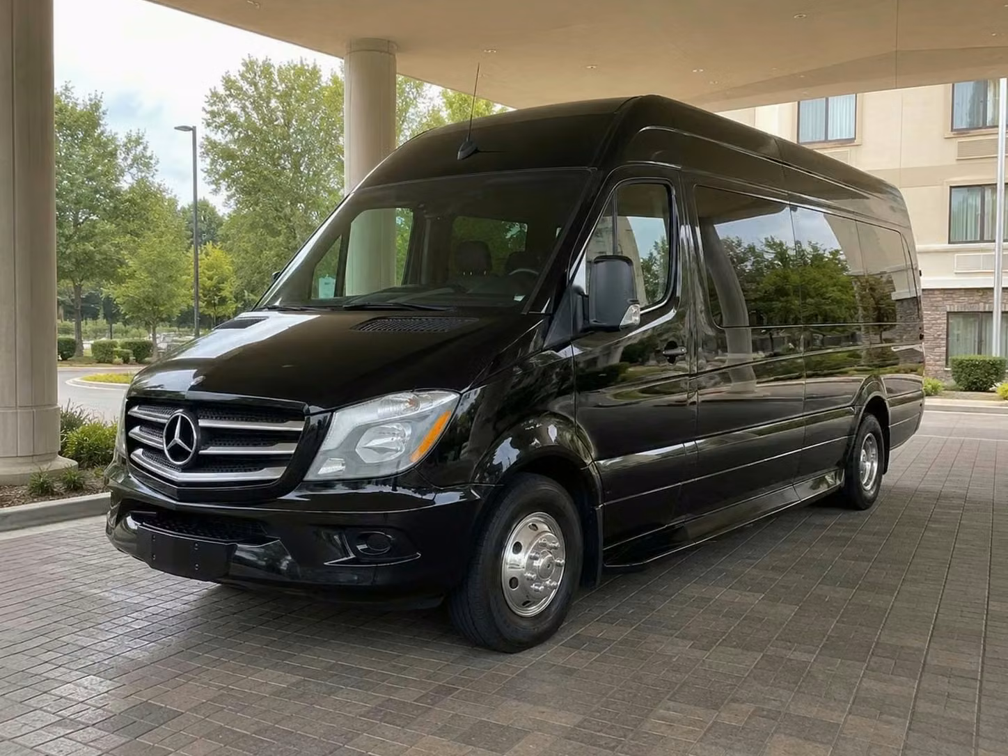desert hot springs sprinter van rental with driver tinted windows