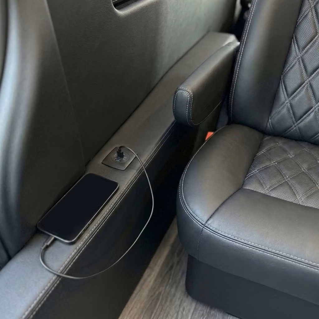 desert hot springs sprinter van rental with driver usb charging