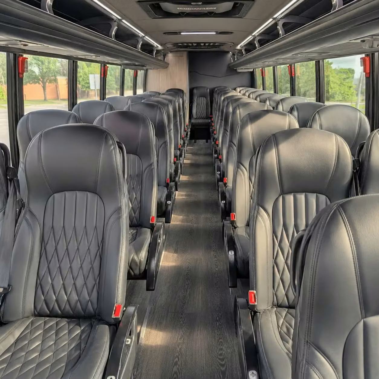 30 passenger minibus interior
